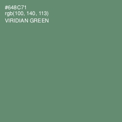 #648C71 - Viridian Green Color Image