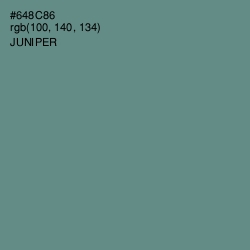 #648C86 - Juniper Color Image