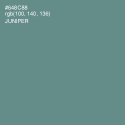 #648C88 - Juniper Color Image