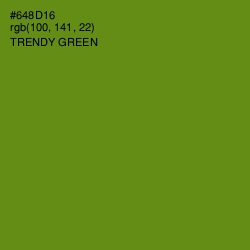 #648D16 - Trendy Green Color Image