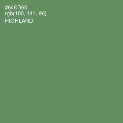 #648D60 - Highland Color Image