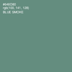 #648D80 - Blue Smoke Color Image