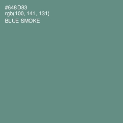 #648D83 - Blue Smoke Color Image