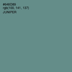 #648D89 - Juniper Color Image