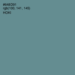 #648D91 - Hoki Color Image