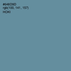 #648D9D - Hoki Color Image