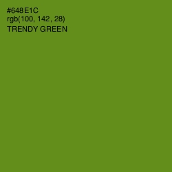 #648E1C - Trendy Green Color Image