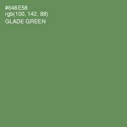 #648E58 - Glade Green Color Image