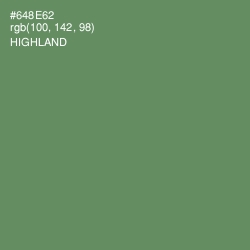 #648E62 - Highland Color Image