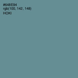 #648E94 - Hoki Color Image