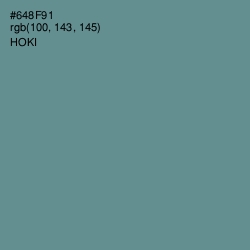 #648F91 - Hoki Color Image