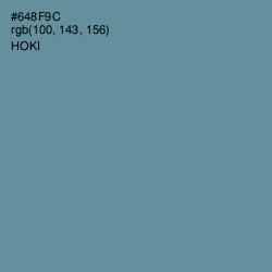 #648F9C - Hoki Color Image