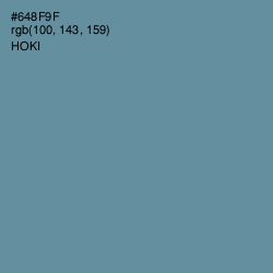 #648F9F - Hoki Color Image