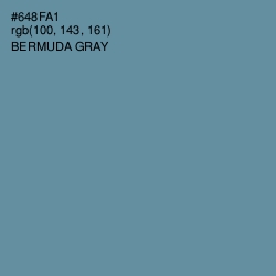 #648FA1 - Bermuda Gray Color Image