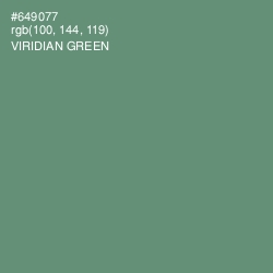 #649077 - Viridian Green Color Image