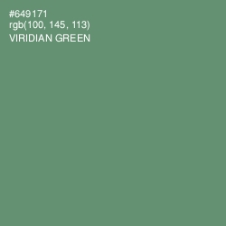 #649171 - Viridian Green Color Image