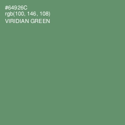 #64926C - Viridian Green Color Image