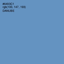 #6493C1 - Danube Color Image