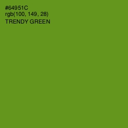 #64951C - Trendy Green Color Image