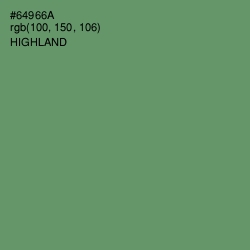 #64966A - Highland Color Image