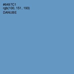 #6497C1 - Danube Color Image