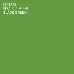 #649A40 - Glade Green Color Image