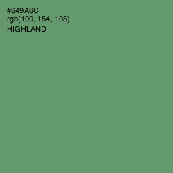 #649A6C - Highland Color Image