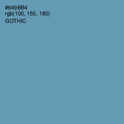 #649BB4 - Gothic Color Image