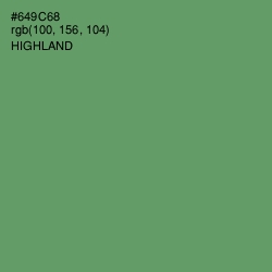 #649C68 - Highland Color Image