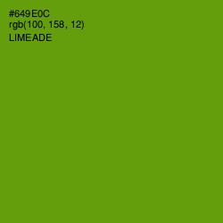 #649E0C - Limeade Color Image