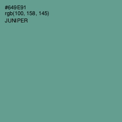 #649E91 - Juniper Color Image