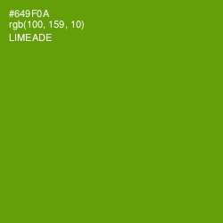 #649F0A - Limeade Color Image