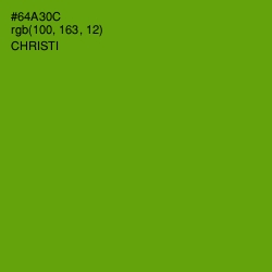 #64A30C - Christi Color Image