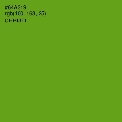 #64A319 - Christi Color Image