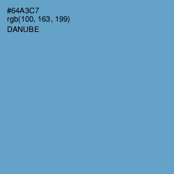 #64A3C7 - Danube Color Image