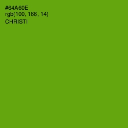 #64A60E - Christi Color Image