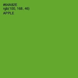 #64A82E - Apple Color Image