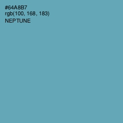 #64A8B7 - Neptune Color Image
