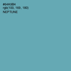 #64A9B4 - Neptune Color Image