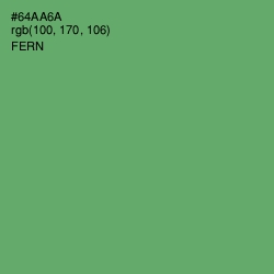 #64AA6A - Fern Color Image