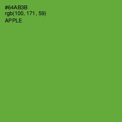 #64AB3B - Apple Color Image