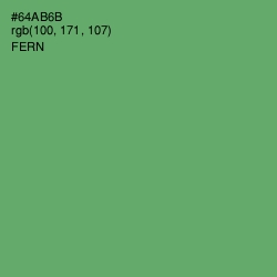 #64AB6B - Fern Color Image