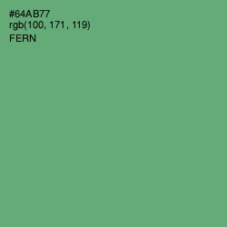 #64AB77 - Fern Color Image