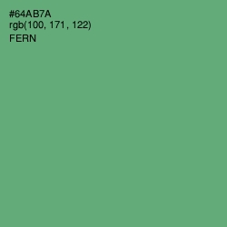 #64AB7A - Fern Color Image