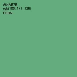 #64AB7E - Fern Color Image