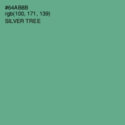 #64AB8B - Silver Tree Color Image