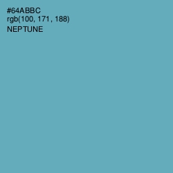 #64ABBC - Neptune Color Image