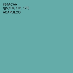 #64ACAA - Acapulco Color Image