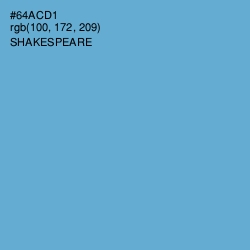 #64ACD1 - Shakespeare Color Image