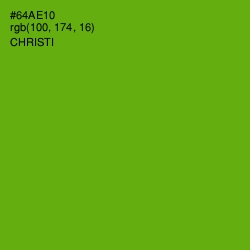 #64AE10 - Christi Color Image